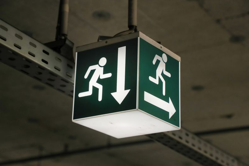 Exit Sign Installation