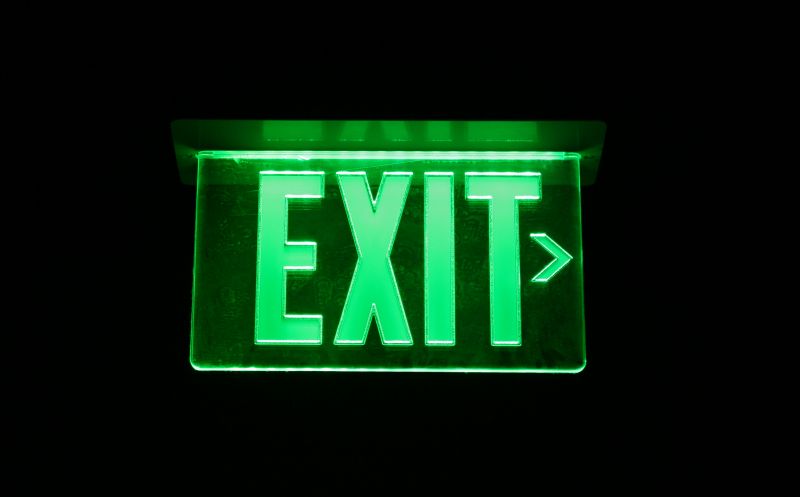 Exit Sign Installation