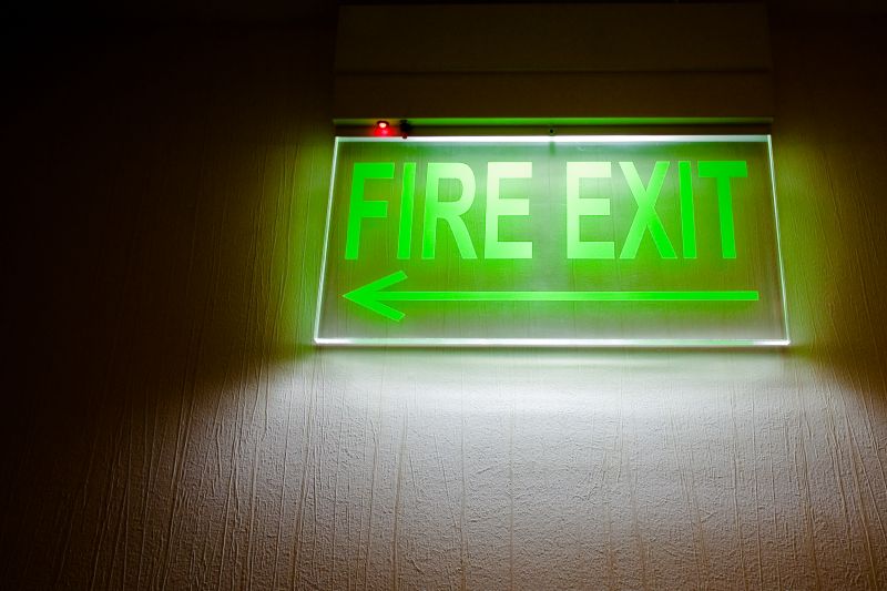 Exit Sign Installation