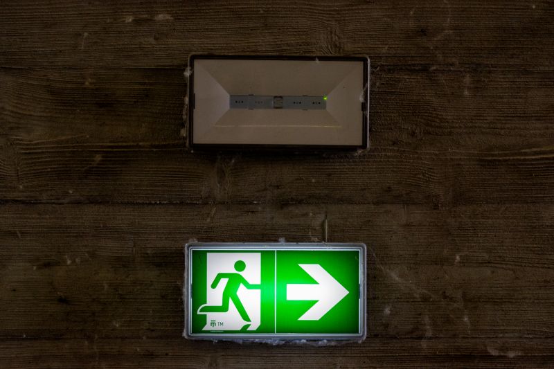 Commercial Exit Sign Installation