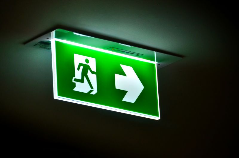 Emergency Exit Sign Setup